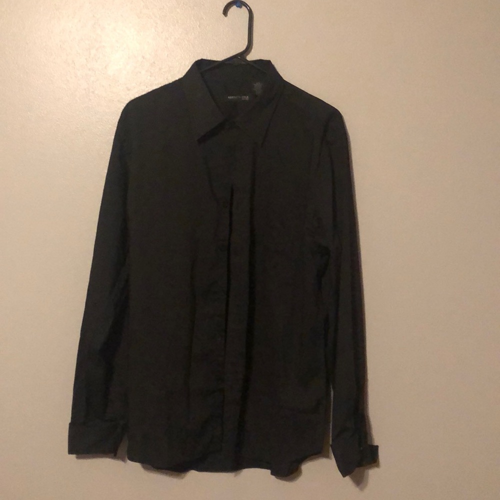 Black Button Up Dress Shirt